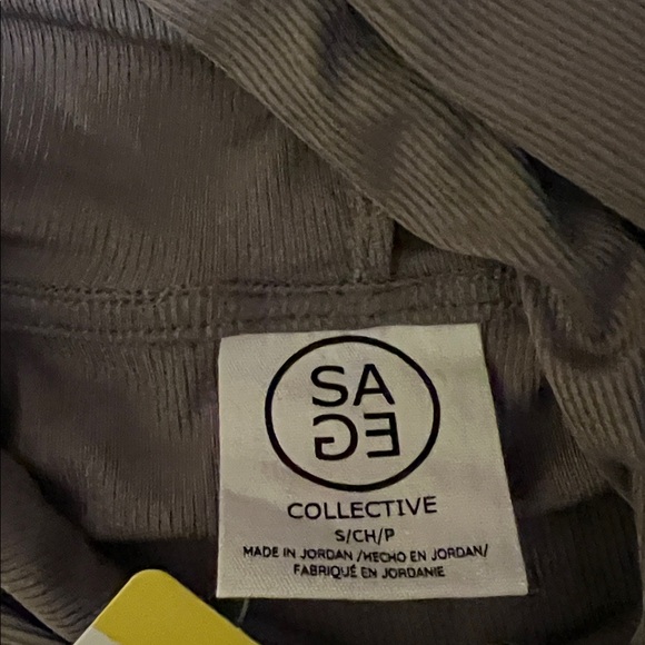 Sage Collective NWT Lightweight Gray Hoodie size S - Picture 8 of 10